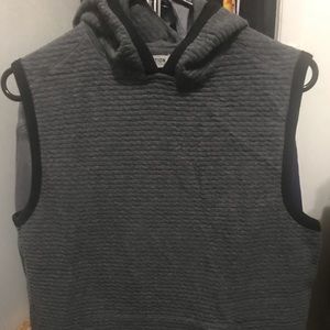 Reaction by Kenneth Cole Mens Sleeveless Hoodie M